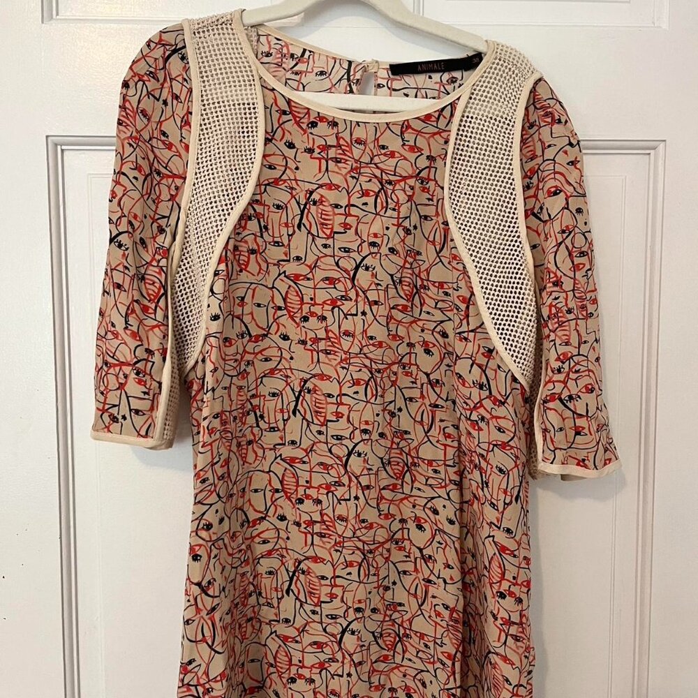 Animale Printed Face Size Medium Blouse